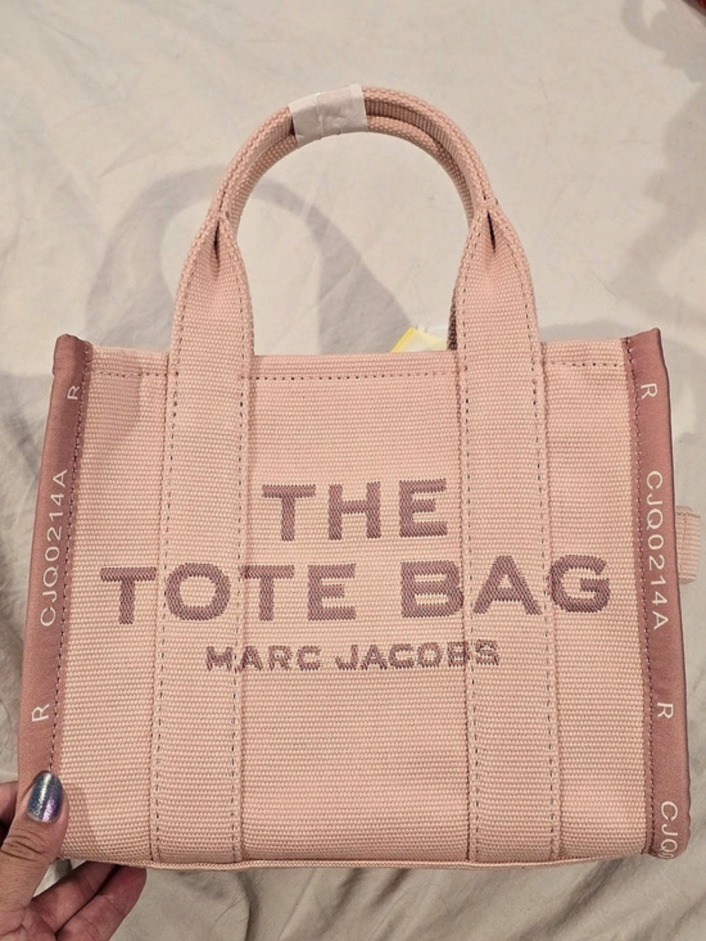Marc Jacobs The Jacquard Small Tote Bag Pink NWT